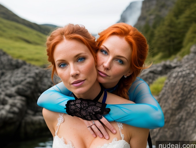 related ai porn images free for Perfect Boobs Beautiful Skinny Perfect Body Detailed Deep Blue Eyes Irish Abs Short Messy Milf 20s Choker Gloves Wedding Sexy Face Carry On Back Hug From Behind Ginger Transparent 3d