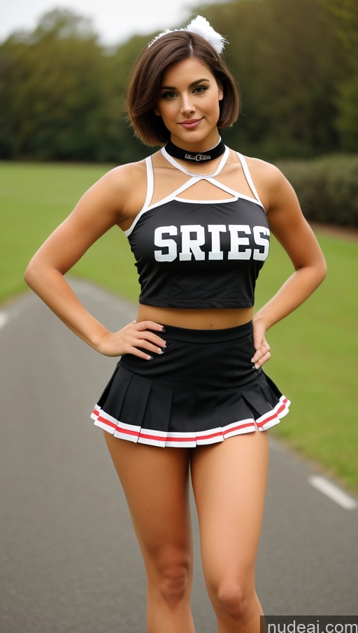 related ai porn images free for Sorority One Busty Perfect Boobs Small Ass Perfect Body Tanned Skin 20s Sexy Face Brunette Short Hair French Choker High Heels Bright Lighting Kilt Mini Skirt T-pose Cheerleader Dress