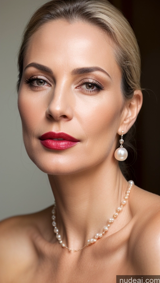 related ai porn images free for Seductive Sexy Face Skin Detail (beta) Czech Woman 50s Lipstick Pearl Jewelry