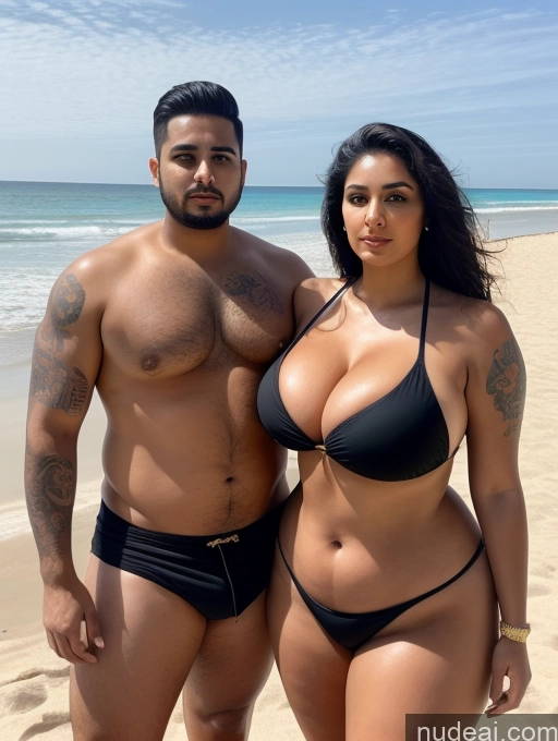 related ai porn images free for Huge Boobs Beautiful Chubby Tattoos Big Ass Big Hips Pubic Hair Tanned Skin 20s Serious Black Hair Straight Beach Bikini Woman + Man Arabic