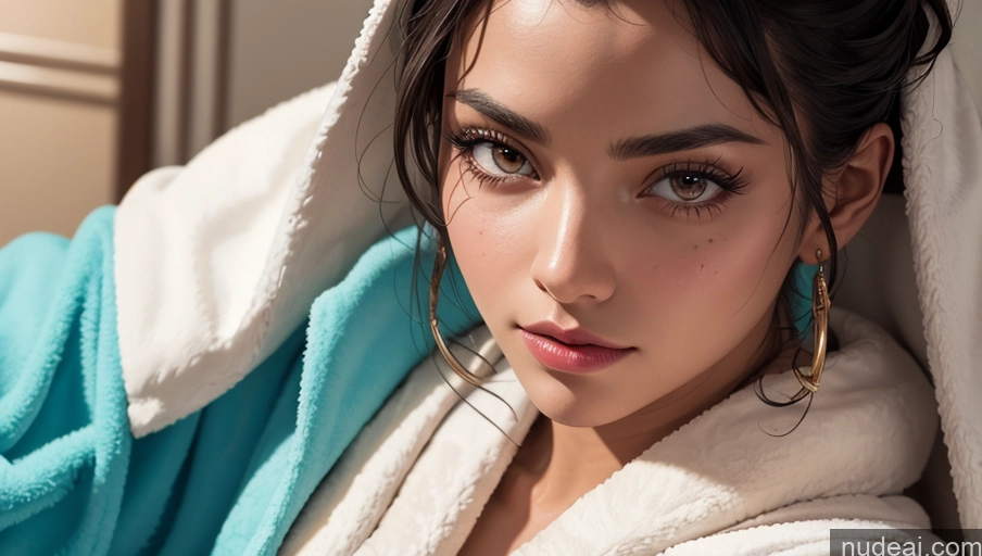 related ai porn images free for Close-up View Egyptian Tanned Skin Bathrobe