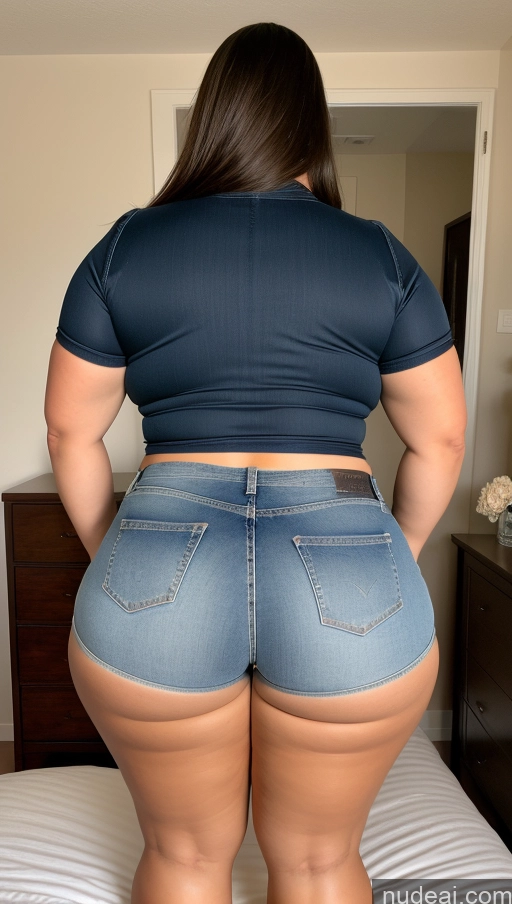 related ai porn images free for Athlete Big Ass Big Hips Jeans Short Shorts Bedroom Bangs