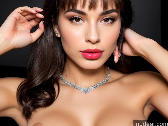 related ai porn images free for Perfect Boobs Brunette Latina 3d Front View Nude Detailed Diamond Jewelry One Model Beautiful Lipstick Perfect Body Oiled Body Short Dark Lighting Pouting Lips Bangs 18 Spreading Legs