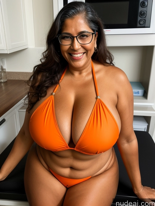 related ai porn images free for One Busty Huge Boobs Thick Tanned Skin Laughing Front View Microkini Thong 70s Lab Coat Professor Indian Glasses