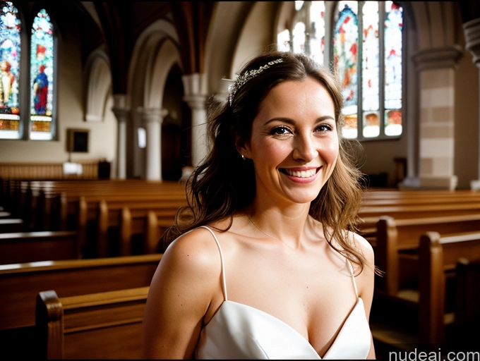 related ai porn images free for Woman One Small Tits Small Ass Happy Brunette Messy Czech Film Photo Church Front View Wedding Bright Lighting 40s
