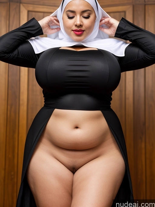 related ai porn images free for Model Busty Huge Boobs Big Ass Big Hips Lipstick 18 Black Hair Curly Hair Black Front View Medieval Nun Nude Orgasm