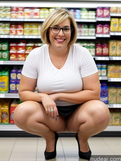 related ai porn images free for Tall Happy Skin Detail (beta) Front View Squatting Spreading Legs High Heels Mini Skirt Shirt Detailed Woman Busty Glasses Sunglasses Chubby Fat 40s Blonde Short Hair Czech Grocery