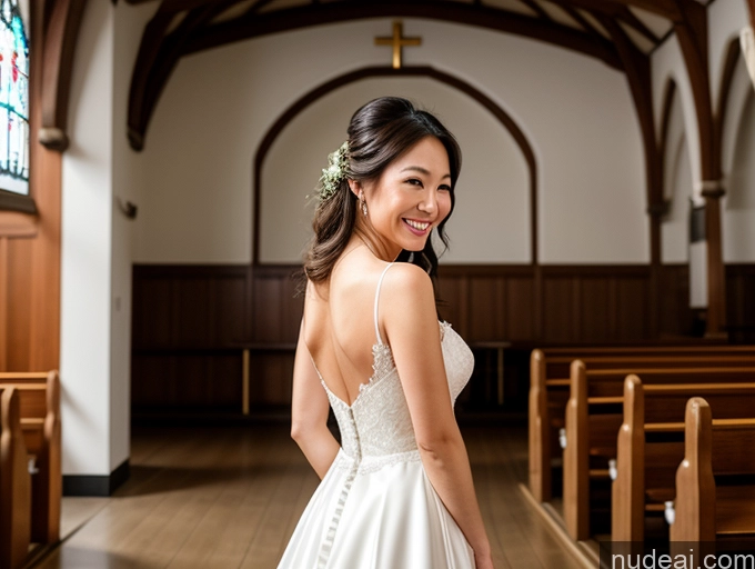 related ai porn images free for Woman One Small Tits Small Ass Happy Church Front View Wedding Bright Lighting Japanese 40s Soft + Warm