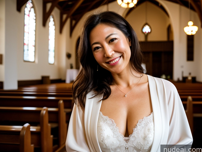 related ai porn images free for Woman One Small Tits Small Ass Happy Church Wedding Bright Lighting Japanese Soft + Warm Close-up View 50s