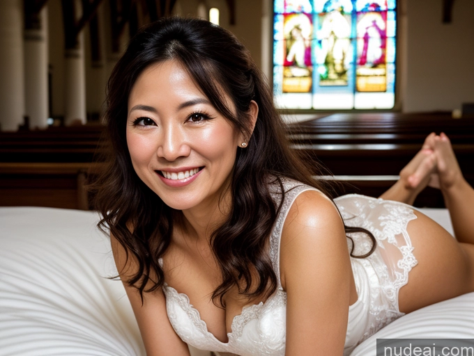 related ai porn images free for Woman One Small Tits Small Ass Happy Church Wedding Bright Lighting Japanese Soft + Warm Close-up View Messy 60s