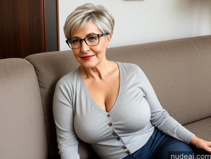related ai porn images free for Czech Casual Glasses 70s Pixie Couch Busty