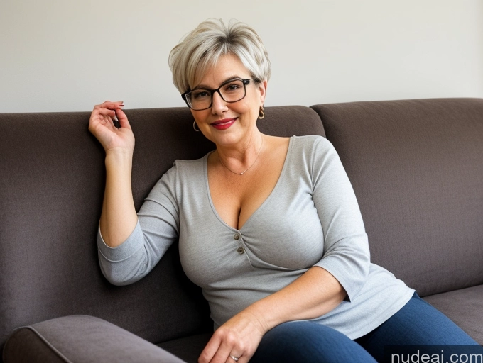 related ai porn images free for Czech Casual Glasses 70s Pixie Couch Busty