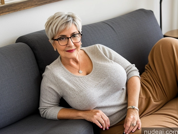 related ai porn images free for Czech Casual Glasses 70s Pixie Couch Busty