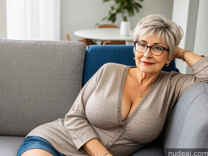 related ai porn images free for Czech Casual Glasses 70s Pixie Couch Busty