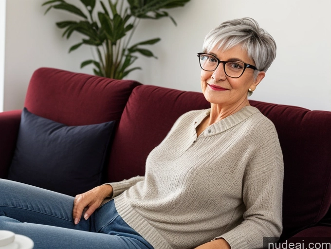 related ai porn images free for Czech Casual Glasses 70s Pixie Couch