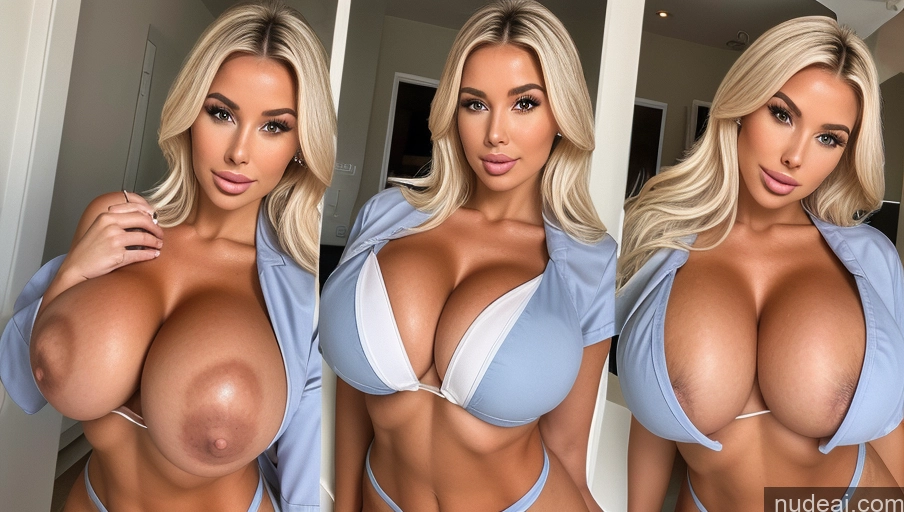 related ai porn images free for Bimbo Two Huge Boobs Tanned Skin Nurse