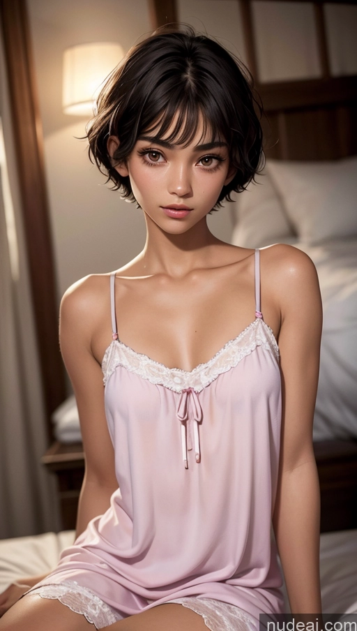 related ai porn images free for Close-up View Egyptian Tanned Skin 18 Short Hair Nightgown
