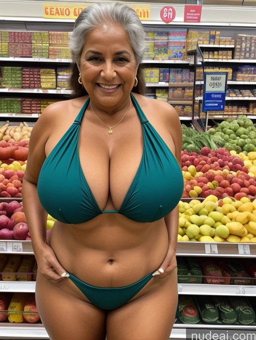 related ai porn images free for One Busty Huge Boobs Thick Tanned Skin Laughing Front View Microkini Thong Indian Grocery 80s