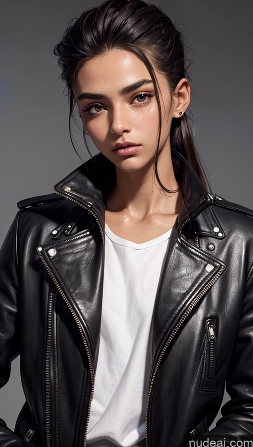 related ai porn images free for Close-up View Egyptian Tanned Skin 18 Slicked Jacket Leather