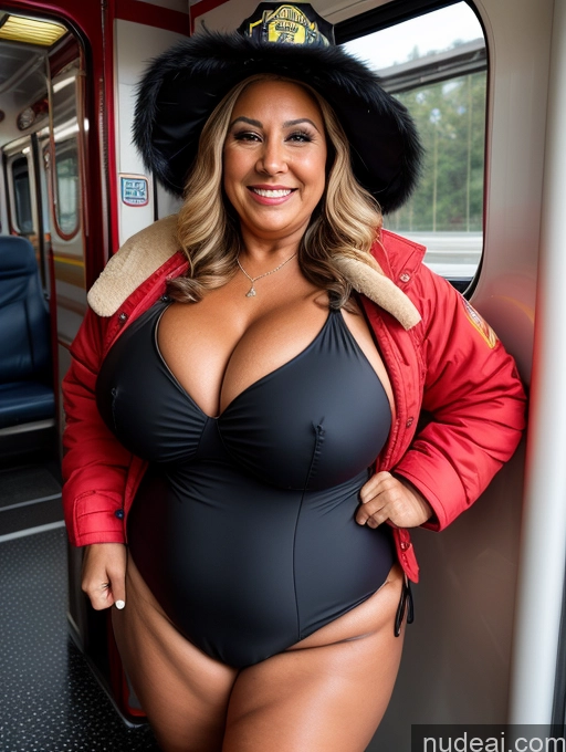 related ai porn images free for One Tanned Skin Thick Busty Huge Boobs Laughing Front View Microkini Latina Witch Firefighter Train 70s Fur Jacket