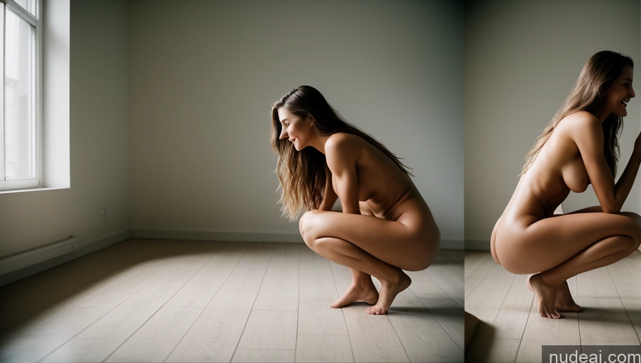 related ai porn images free for Model Huge Boobs Abs Perfect Body 18 Laughing Long Hair Czech Film Photo Squatting Side View
