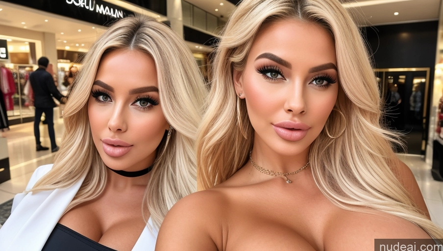 related ai porn images free for Bimbo Two Huge Boobs Pouting Lips Blouse Mall