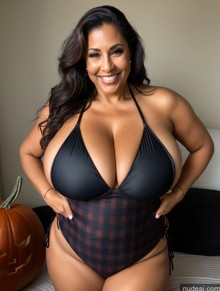 related ai porn images free for One Busty Huge Boobs Thick Tanned Skin 60s Laughing Front View Microkini Thong Latina Lumberjack Halloween