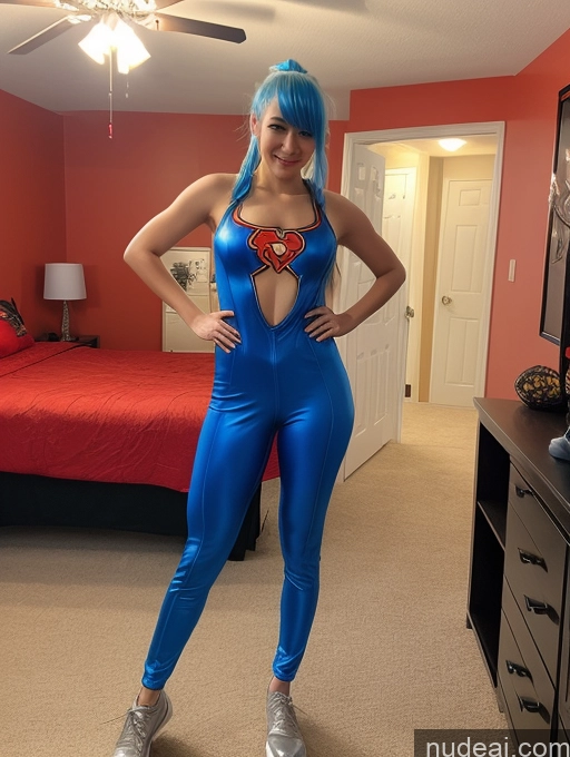 related ai porn images free for Asian Abs Skinny Short Fairer Skin 18 Blue Hair Pigtails Nude Athlete Bedroom Cosplay Fantasy Armor Jumpsuit Spandex Superhero