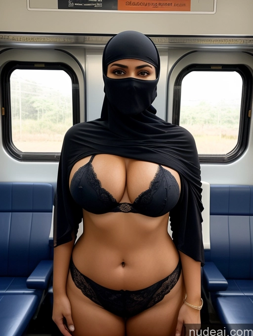 related ai porn images free for Perfect Boobs Beautiful Thick Big Hips Perfect Body 40s Seductive Train Front View Niqab Indian Serious