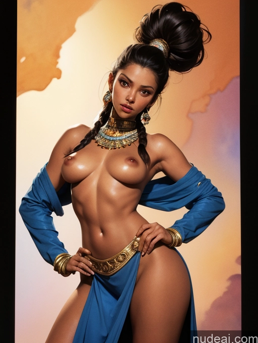 related ai porn images free for Tanned Skin Tanned Skin Egyptian Filipina Native American Illustration Watercolor Traditional Discworld Art By Boris Vallejo Boris Vallejo Art Style Impasto, Wlop POV Focus Sex Bangs Long Hair Straight Hair Bun Indian Malaysian Pigtails Topless Woman Breasts Tall Big Hips Thick Dark Skin Abs