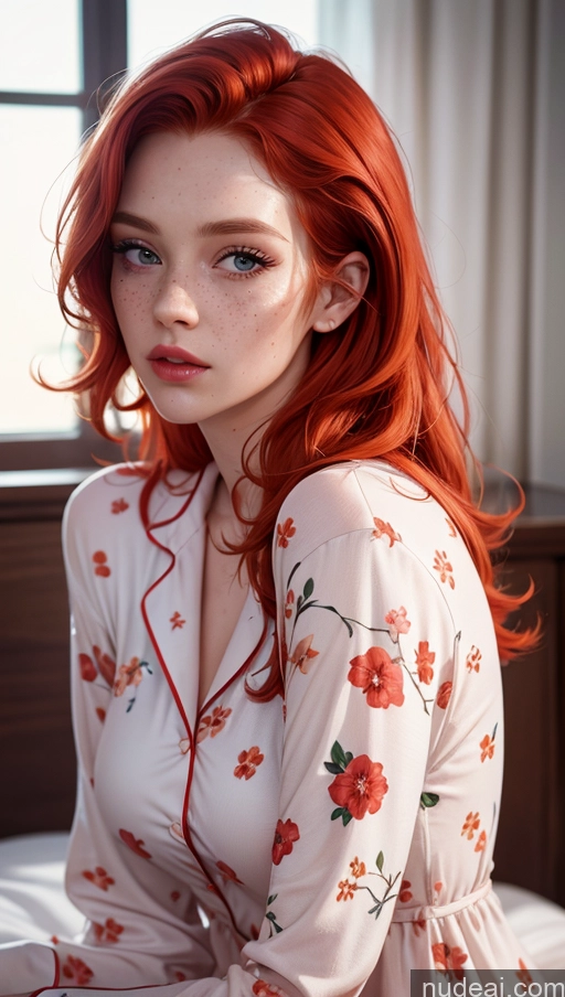 related ai porn images free for Close-up View Irish Ginger Slicked Dress Pajamas