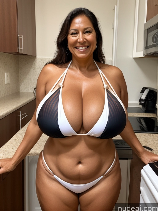 related ai porn images free for One Busty Huge Boobs Thick Tanned Skin Front View Microkini Thong 60s Native American Laughing Maid