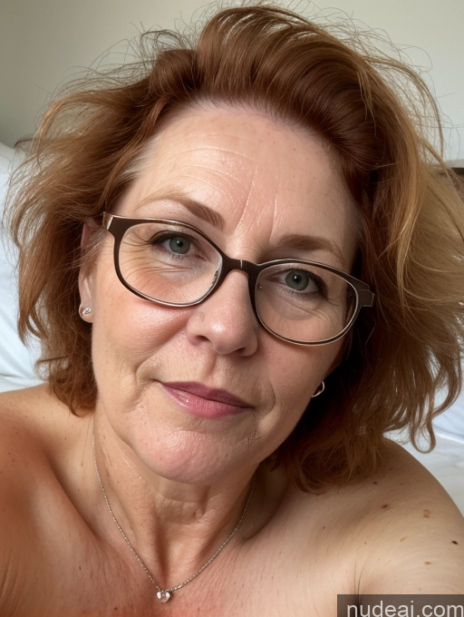 related ai porn images free for Pubic Hair Fairer Skin Close-up View 60s Milf Lipstick Glasses Messy Ginger German Chubby