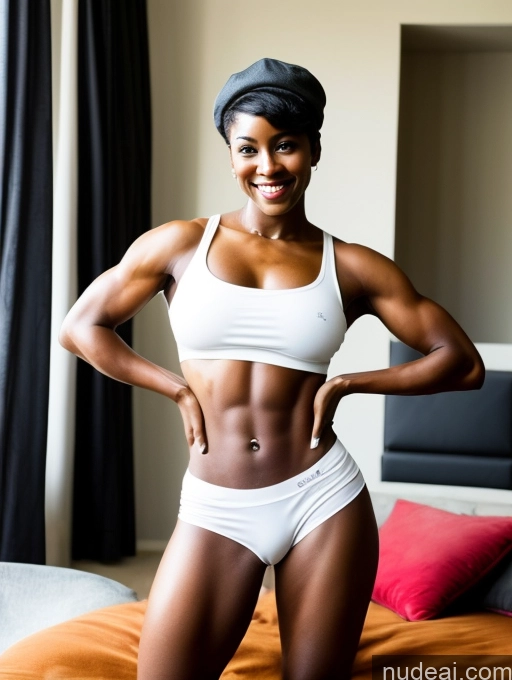 related ai porn images free for Muscular Abs Dark Skin Milf Trans Girl With Erect Penis Pubic Hair Black Hair African 18 Short Hair Happy Sports Hat