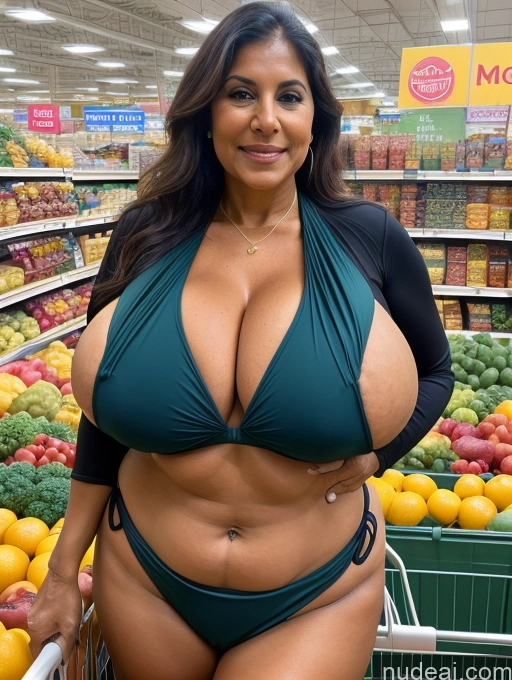 related ai porn images free for Milf One Busty Huge Boobs Thick Tanned Skin Microkini Thong 70s Indian Grocery