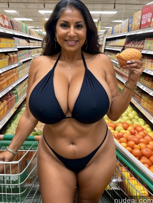 related ai porn images free for Milf One Busty Huge Boobs Thick Tanned Skin Microkini Thong 70s Indian Grocery