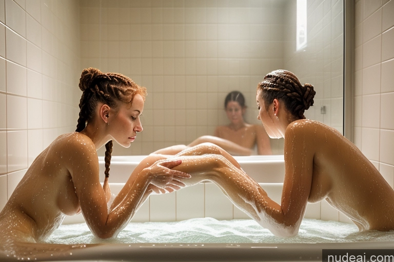 related ai porn images free for Woman One Small Tits Skinny Small Ass 18 Sad Black Hair Braided Irish Film Photo Shower Front View Bathing Nude