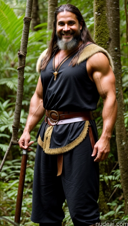 related ai porn images free for Bodybuilder Huge Boobs Muscular Abs Happy Indian One 40s Black Hair Tanned Skin Long Hair Cleavage Medieval Jungle Viking
