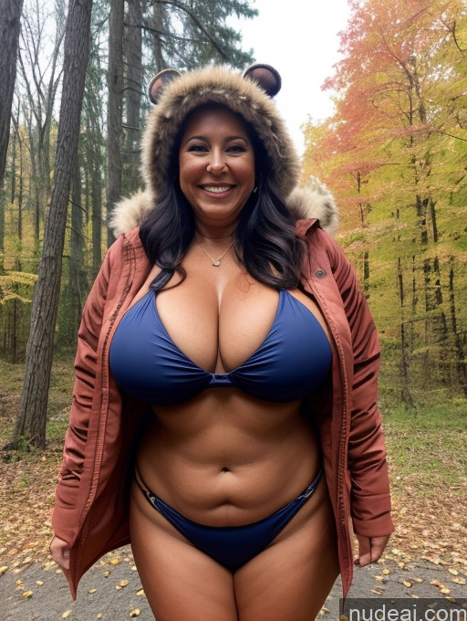 related ai porn images free for One Busty Huge Boobs Thick Tanned Skin 60s Laughing Native American Front View Microkini Thong Lumberjack Parka Halloween