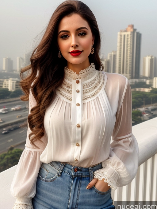 related ai porn images free for Woman Beautiful Lipstick Fairer Skin Long Hair Proper Attire EdgCT Wearing EdgCT Chic Top Detailed Mumbai
