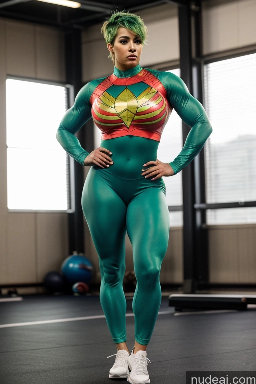 related ai porn images free for Bodybuilder Huge Boobs Muscular Abs Thick Chubby Big Hips Big Ass Tall Serious Green Hair Pixie British Cosplay Superhero Cleavage 30s Crop Top Gymnast Outfit
