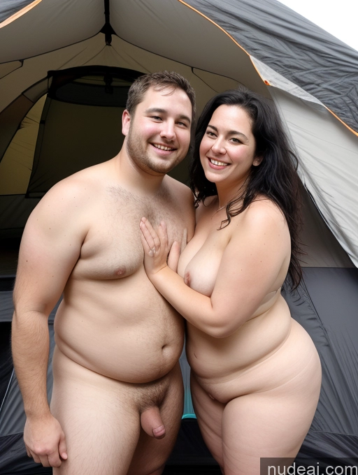related ai porn images free for Woman + Man Busty Thick Chubby Big Hips 40s Happy Black Hair Messy White Fairer Skin Tent Blowjob Nude Dark Skin