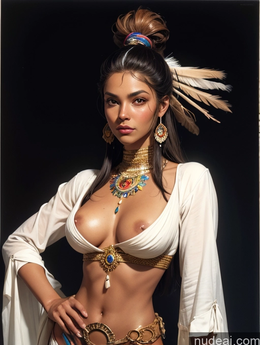 related ai porn images free for Indian Tanned Skin Tanned Skin Bangs Egyptian Filipina Native American Native American Illustration Watercolor Traditional Discworld Art By Boris Vallejo Boris Vallejo Art Style Impasto, Wlop Bangs Long Hair Straight Hair Bun Indian Topless Woman Breasts Tall Skinny Thick Big Hips Dark Skin