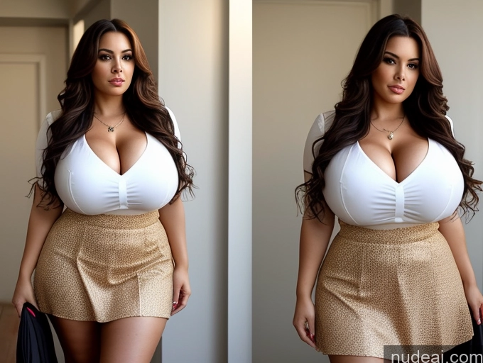 related ai porn images free for Woman One Busty Huge Boobs Big Ass Thick Chubby Big Hips Pubic Hair Long Hair 40s Serious Brunette White Blouse High Heels Long Skirt Mini Skirt Cleavage Headshot Full Frontal