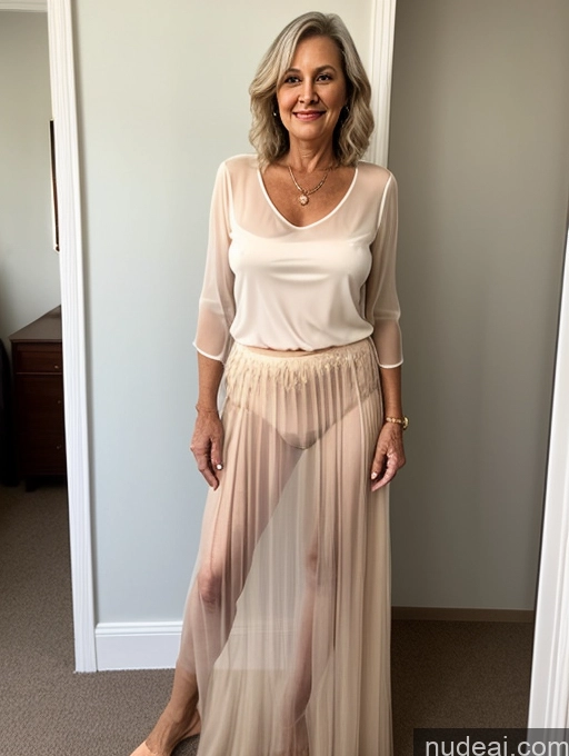related ai porn images free for Milf Several Transparent 70s Blouse Long Skirt Nude