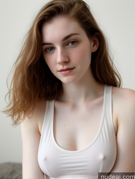 related ai porn images free for Fairer Skin Pubic Hair 18 Tank Top Close-up View Small Tits