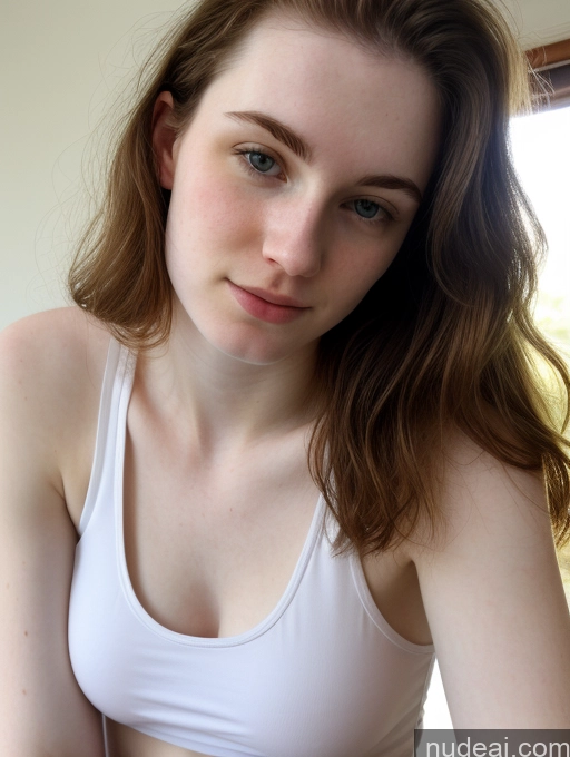 related ai porn images free for Fairer Skin Pubic Hair 18 Tank Top Close-up View Small Tits