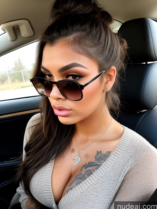 related ai porn images free for Sorority Beautiful Dress Cleavage 18 Serious Sweater Chubby Sunglasses Hair Bun Brunette Tanned Skin Tattoos British Thick Pouting Lips Car