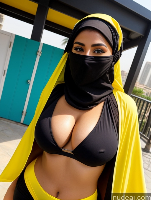 related ai porn images free for Busty Perfect Boobs Beautiful Big Hips Thick Perfect Body 18 Seductive Arabic Front View Niqab Cosplay