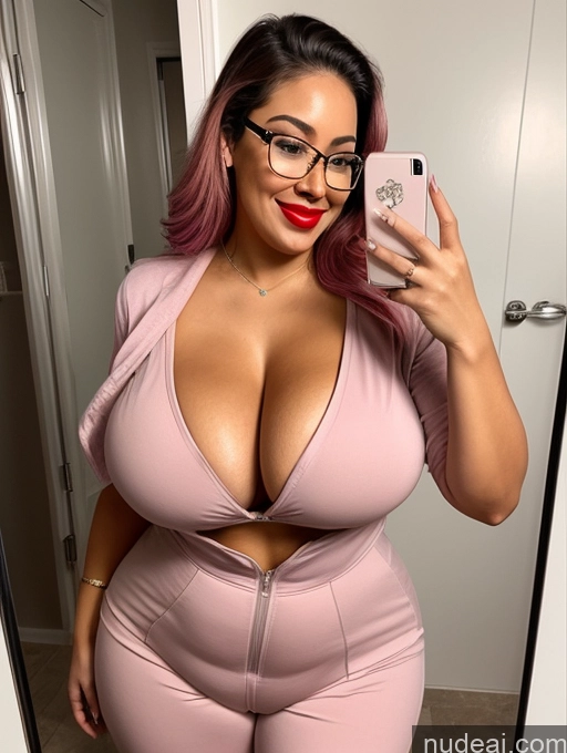related ai porn images free for Busty Huge Boobs Beautiful Glasses Lipstick Big Ass Thick Chubby Fat Big Hips Short Laughing Pink Hair Latina Bathroom Mirror Selfie Miss Universe Model Jacket Jumpsuit Yoga Pants